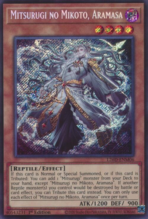 Mitsurugi no Mikoto, Aramasa (Secret Rare) - Legendary Modern Decks 2026 (L26D)