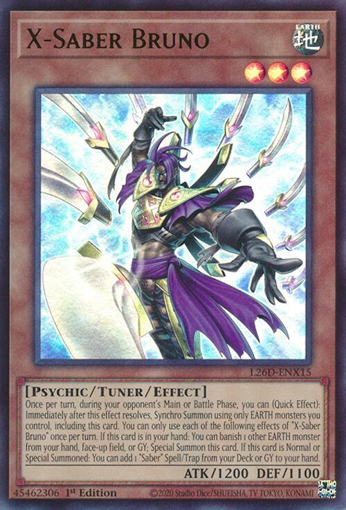 X-Saber Bruno (Ultra Rare) - Legendary Modern Decks 2026 (L26D)