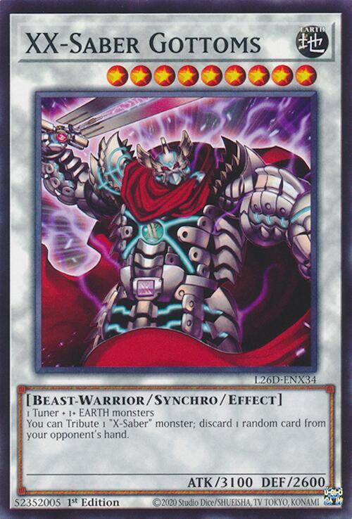 XX-Saber Gottoms - Legendary Modern Decks 2026 (L26D)