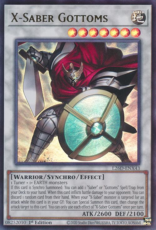 X-Saber Gottoms - Legendary Modern Decks 2026 (L26D)