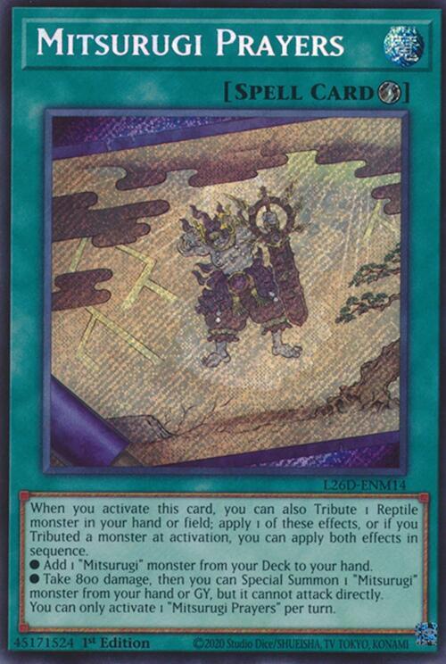 Mitsurugi Prayers (Secret Rare) - Legendary Modern Decks 2026 (L26D)