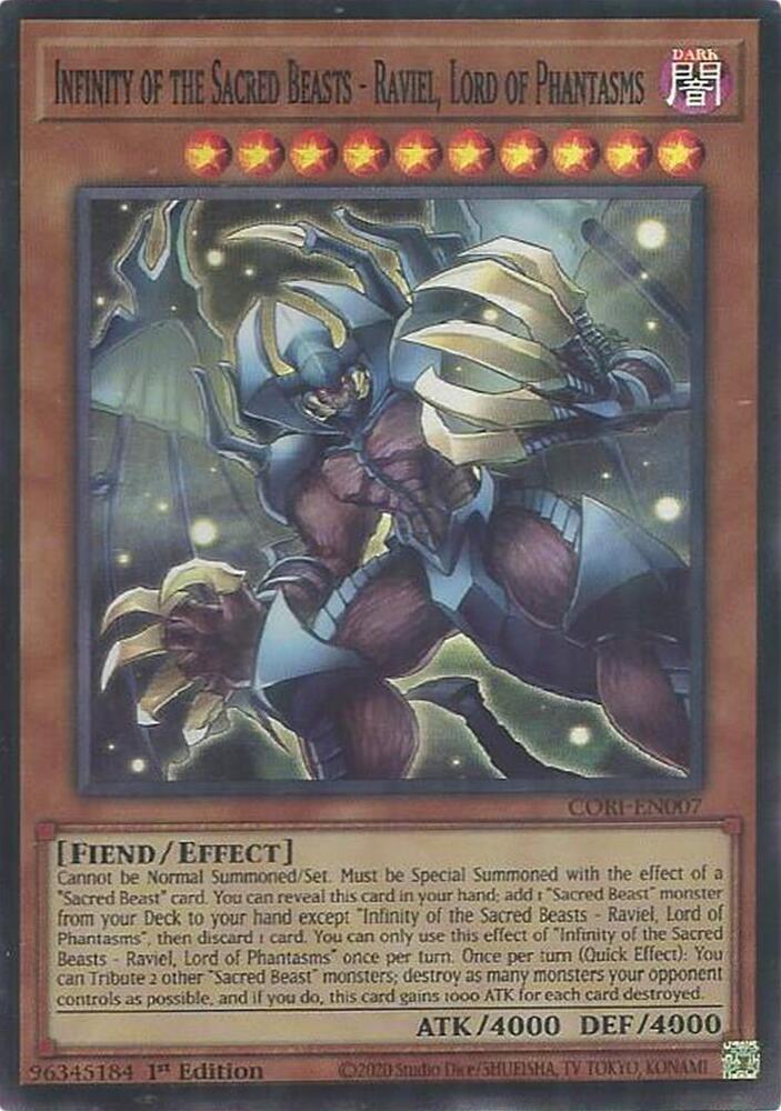 Infinity of the Sacred Beasts - Raviel, Lord of Phantasms - Chaos Origins (CORI)
