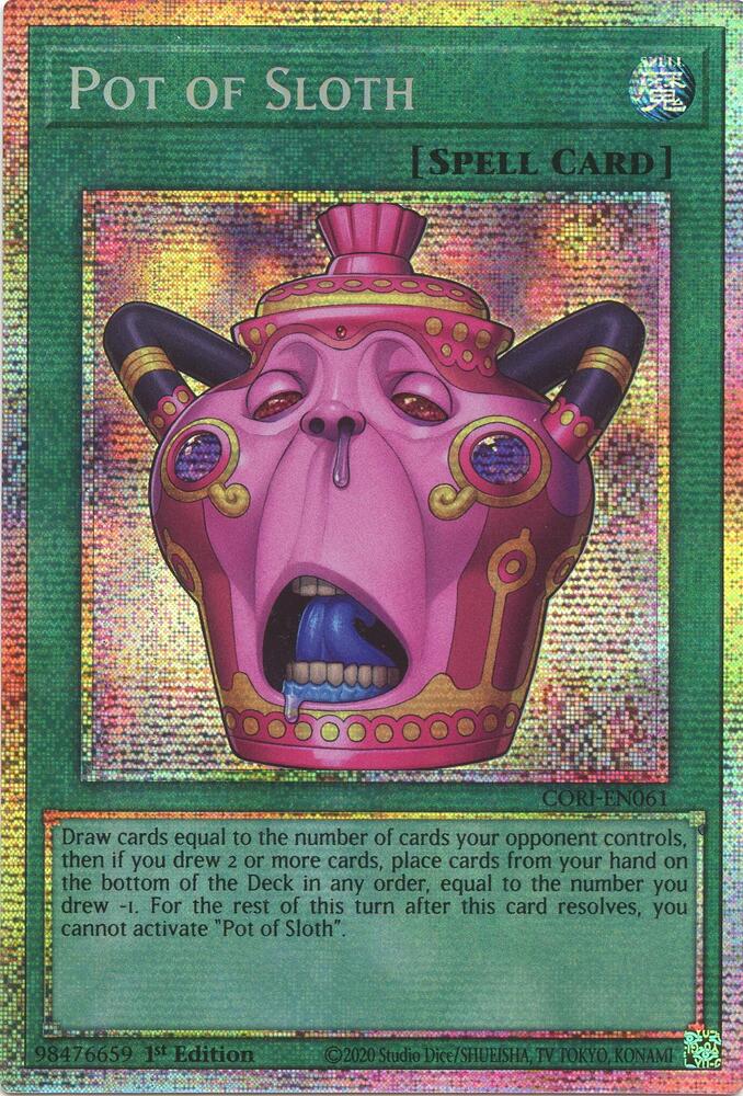 Pot of Sloth (Starlight Rare) - Chaos Origins (CORI)