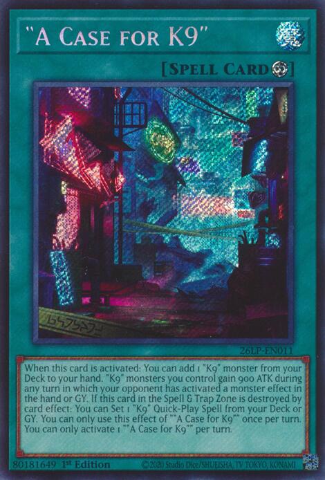 "A Case for K9" (Secret Rare) - Limited Pack World Championship 2026 (26LP)