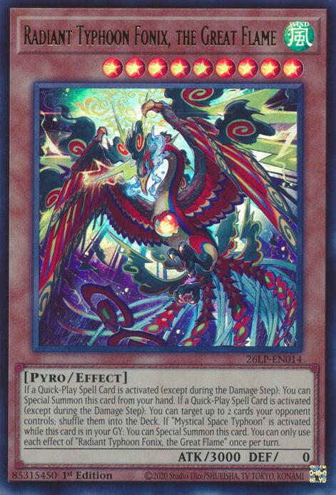 Radiant Typhoon Fonix, the Great Flame - Limited Pack World Championship 2026 (26LP)