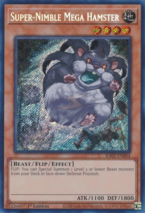 Super-Nimble Mega Hamster (Secret Rare) - 25th Anniversary Rarity Collection II (RA02)