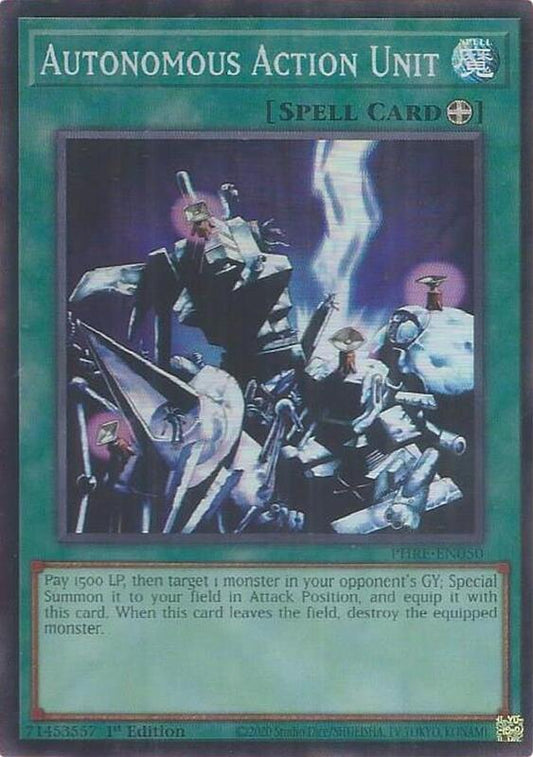 Autonomous Action Unit (Super Rare) - Phantom Revenge (PHRE)