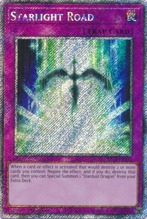 Starlight Road (Platinum Secret Rare) - Quarter Century Bonanza (RA03)