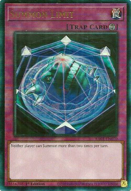 Summon Limit (PUR) - 25th Anniversary Rarity Collection (RA01)