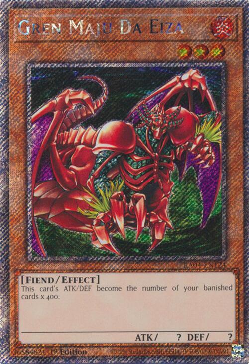 Gren Maju Da Eiza (Platinum Secret Rare) - Quarter Century Stampede (RA04)