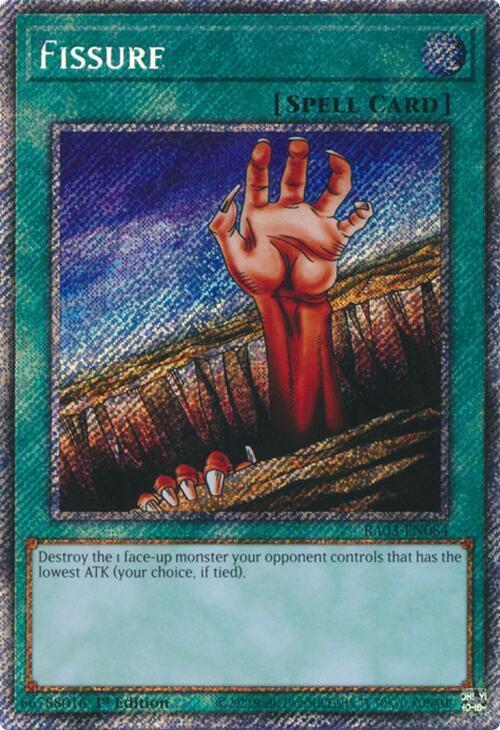 Fissure (Platinum Secret Rare) - Quarter Century Bonanza (RA03)