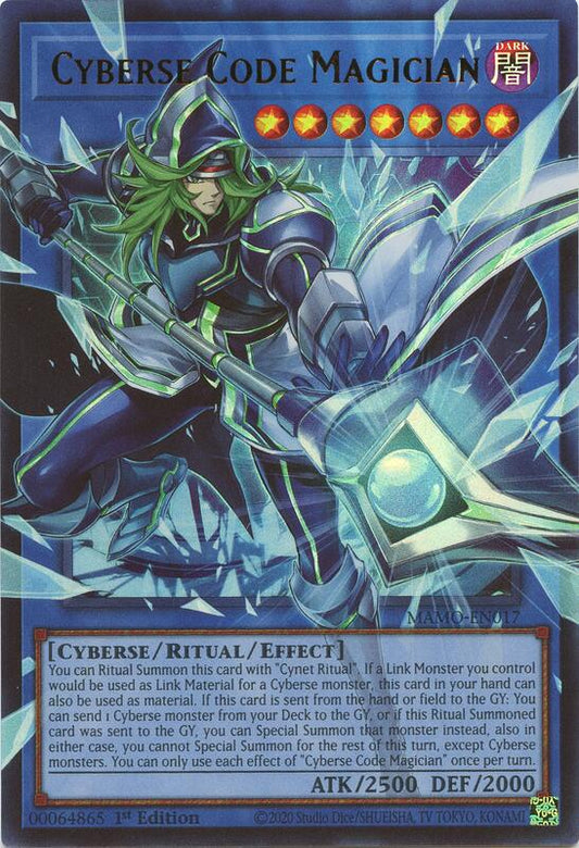 Cyberse Code Magician (Extended Art) - Magnificent Monsters (MAMO)